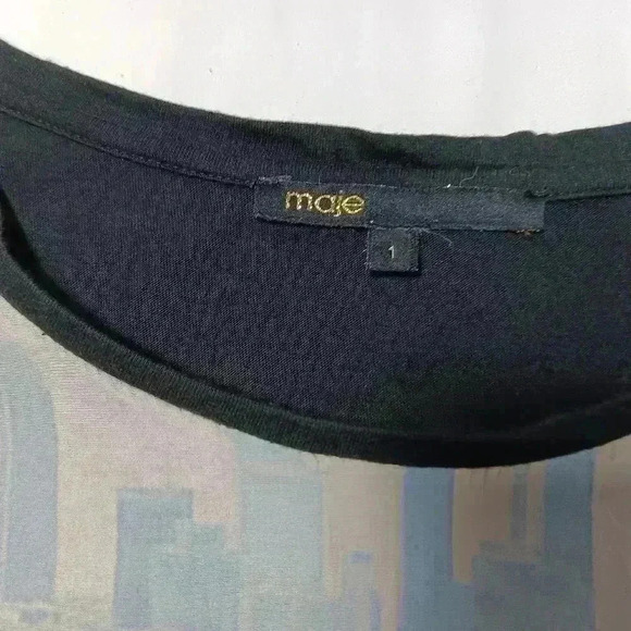 MAJE Silk sleeveless  Blouse Ladies Size 1 - Picture 8 of 8